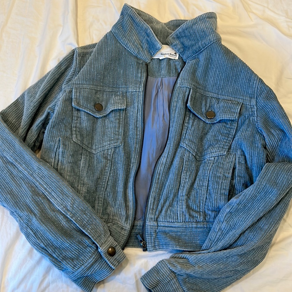 Light blue corduroy jacket